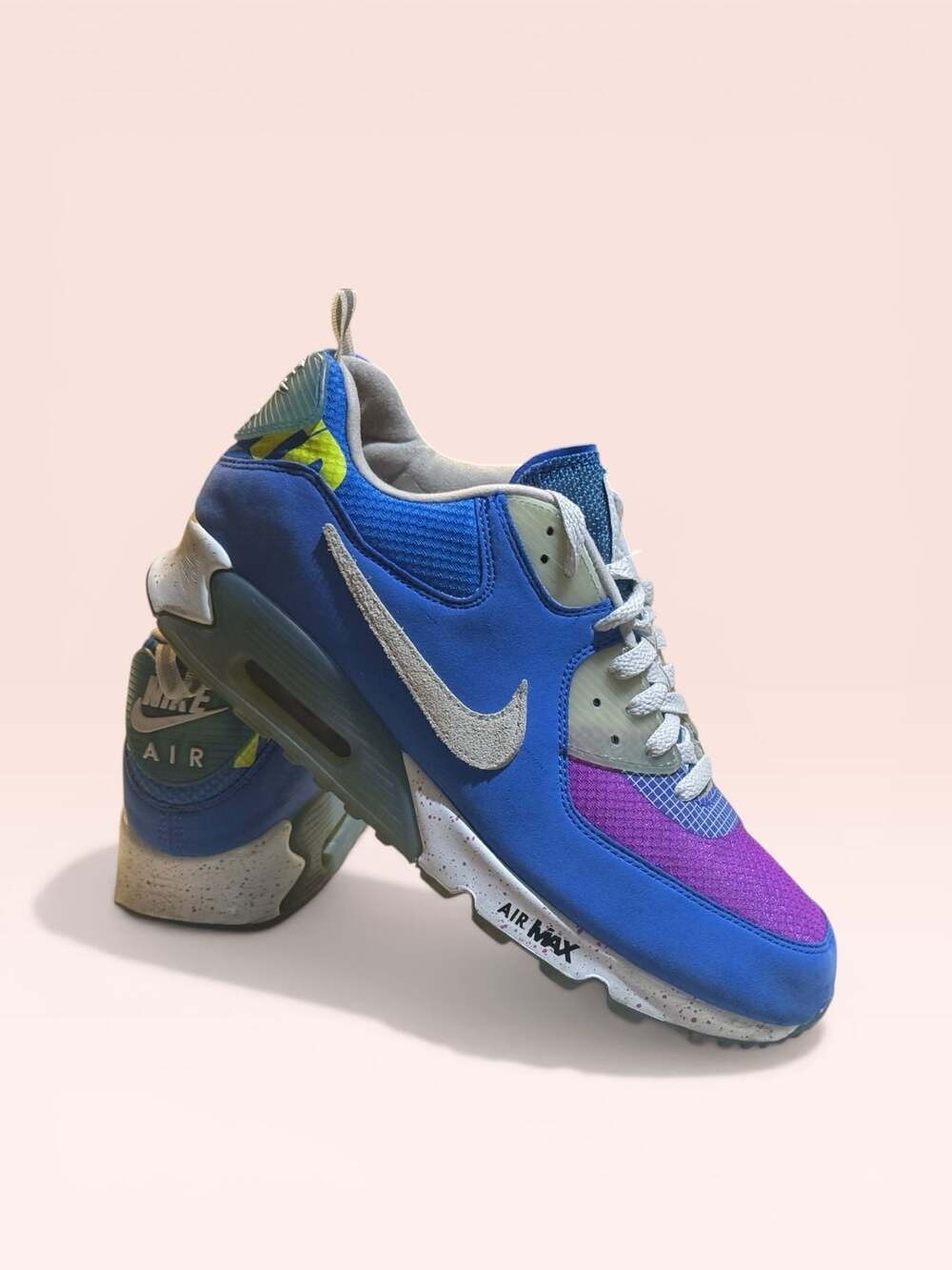 Nike Air Max 90 x Undefeated Pacific Blue CQ2289-400 Men's Size 10.5